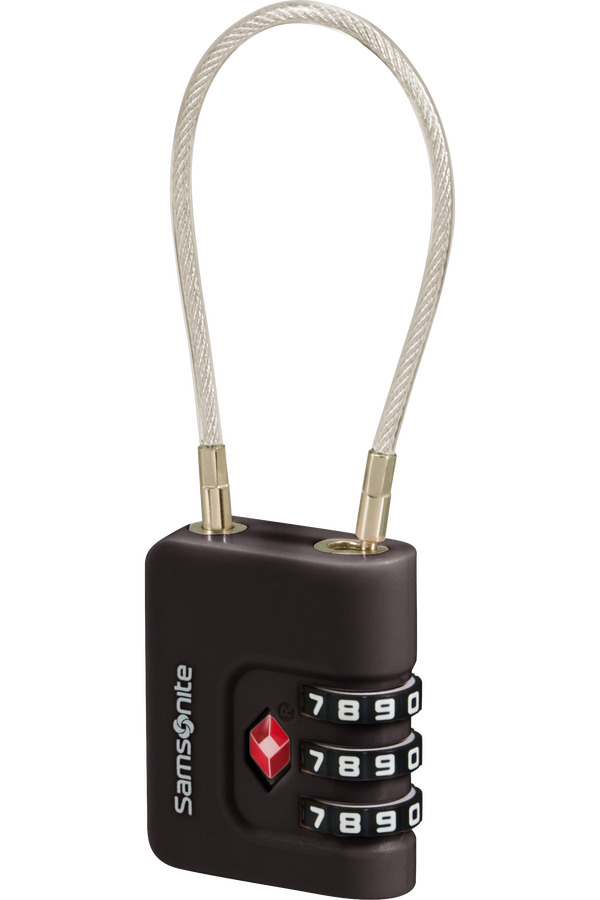 Samsonite Ta Revolution Cablelock 3 dial TSA  Black