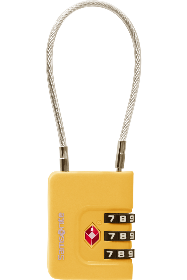 Samsonite Ta Revolution Cablelock 3 dial TSA  Yellow