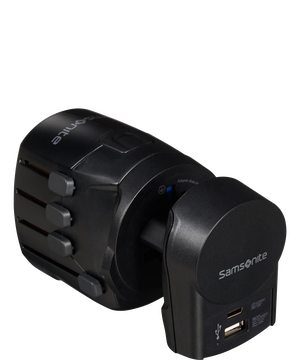 Ta Revolution World Adaptor Pro 3-polig + USB &ndash; Reseadapter 0.3 kg