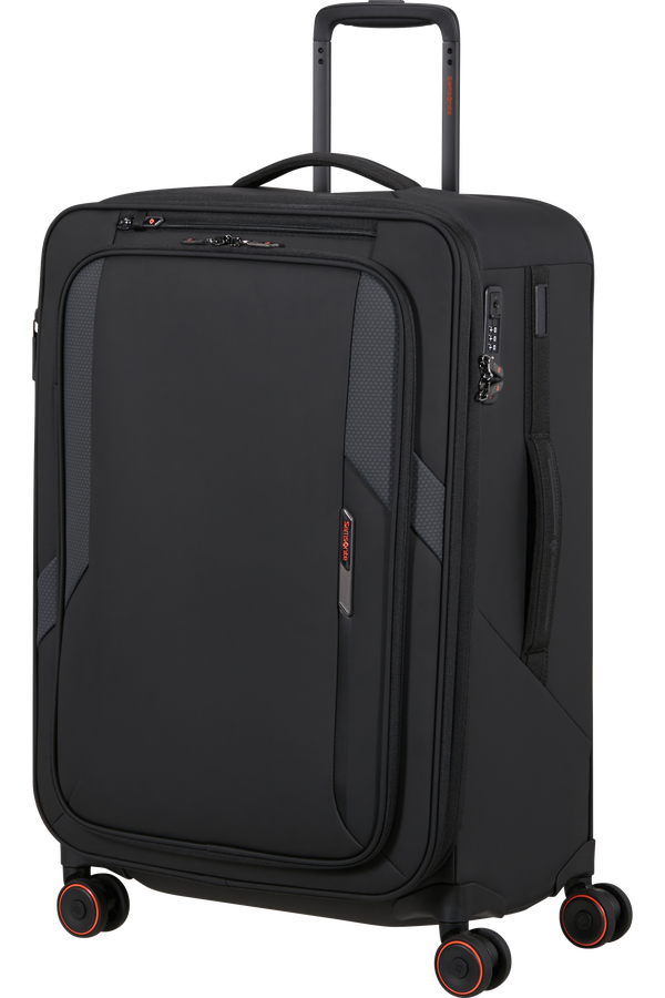 Samsonite Glazed Spinner Expandable 67cm  Black