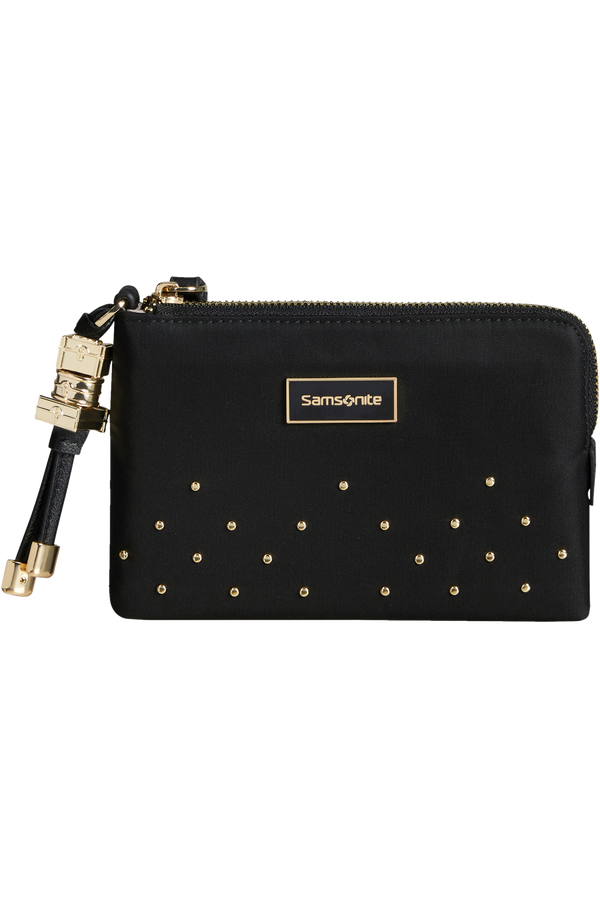 Samsonite Karissa Slg Flat Pouch 3CC Studs  Black