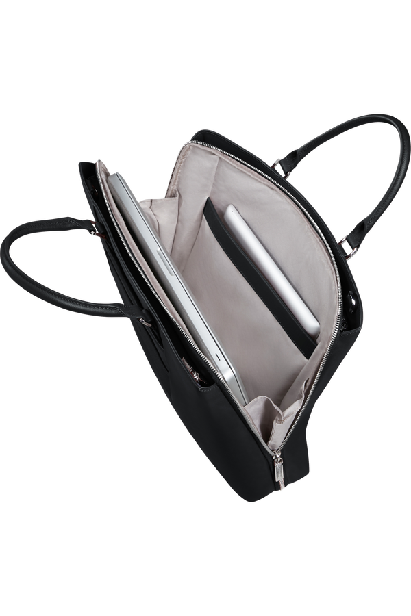 Image Biz Leather Datorv&auml;ska &ndash; Portf&ouml;lj 15.6" | Samsonite Image Biz Leather Briefcase 15.6'  Black