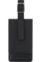 Samsonite Ta Revolution Leather Luggage Tag  Black