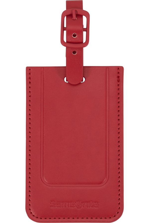 Samsonite Ta Revolution Rectangle Luggage Tag x2  Red