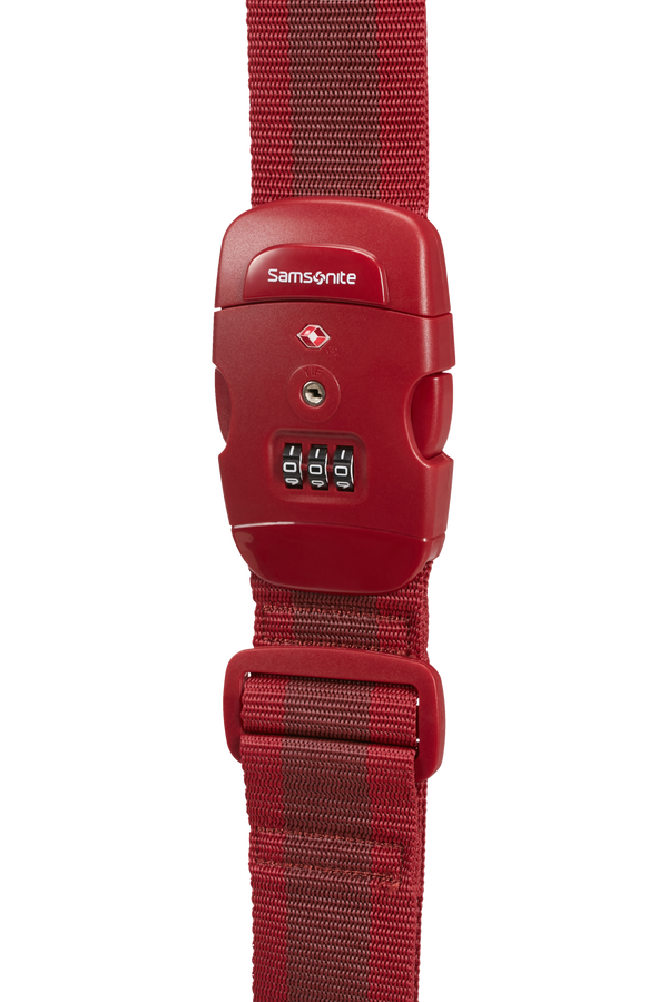 Samsonite Global Ta Luggage Strap/TSA Lock Red Samsonite Global Ta Luggage Strap/TSA Lock Red