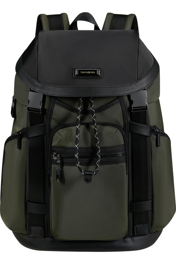 Samsonite Relyon Backpack M 15.6'' with flap  Green