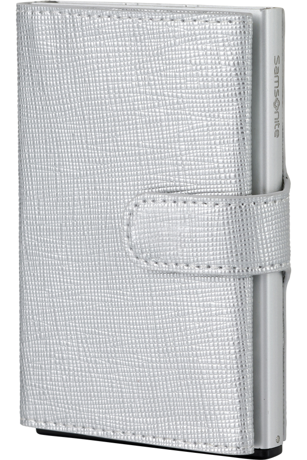 Samsonite Alu Fit 202 - Slide-up Wallet  Silver
