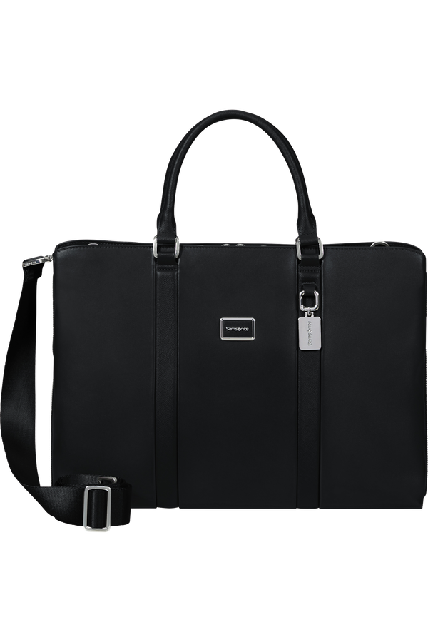 Image Biz Leather Datorv&auml;ska &ndash; Portf&ouml;lj 15.6" | Samsonite Image Biz Leather Briefcase 15.6'  Black