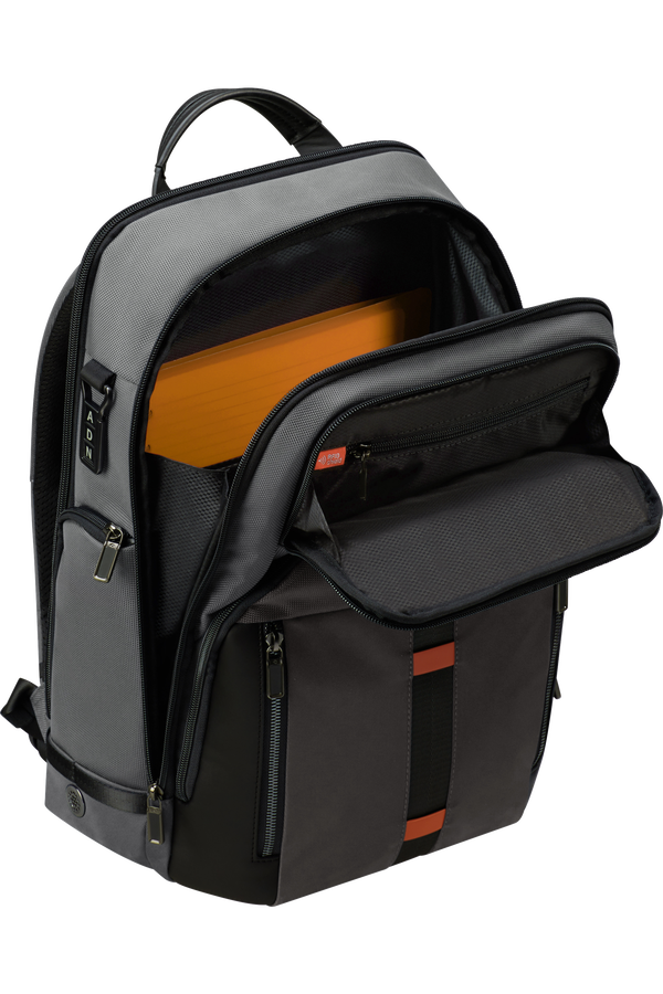 Samsonite Urban-Eye Laptop Backpack 15.6'  Grey/Cognac