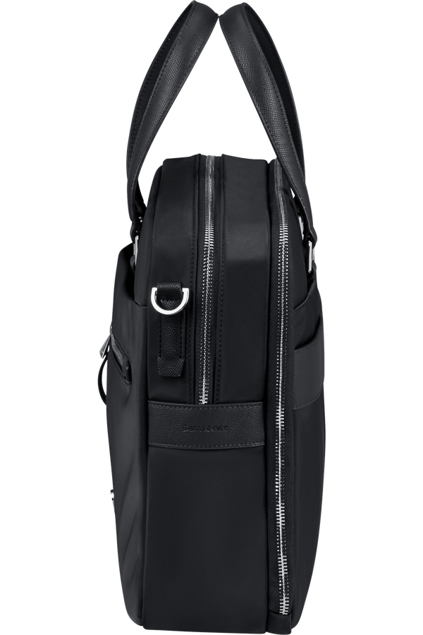 Samsonite Karissa Evo Bailhandle 15.6' 2 Comp  Black Samsonite Karissa Evo Bailhandle 15.6' 2 Comp  Black