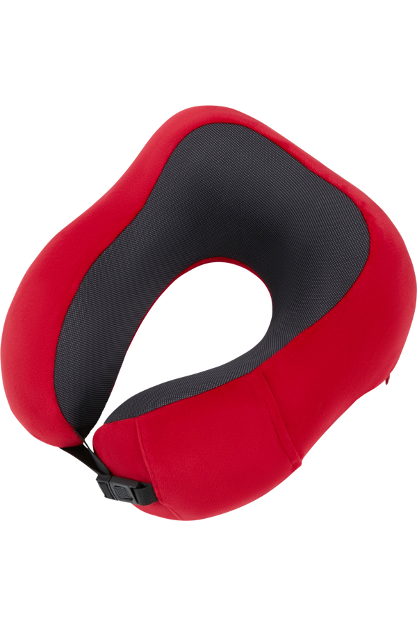 Samsonite Ta Revolution Ergonomic Memory Foam Pillow  Red