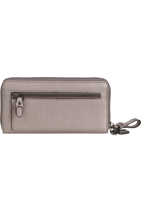 Samsonite Karissa 2.0 Slg 419 - L ZIP AROUND PU L  Silver Samsonite Karissa 2.0 Slg 419 - L ZIP AROUND PU L  Silver