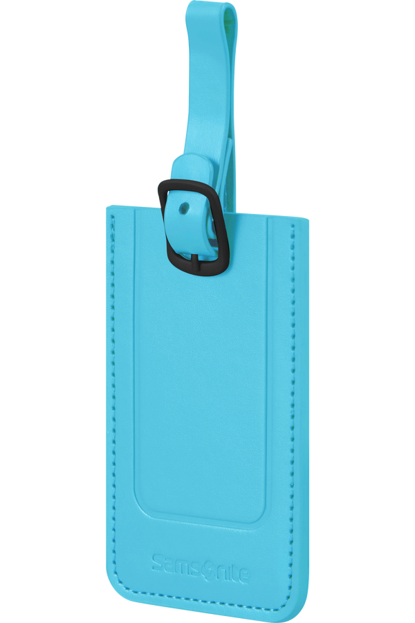 Samsonite Ta Revolution Rectangle Luggage Tag x2  Vivid Blue