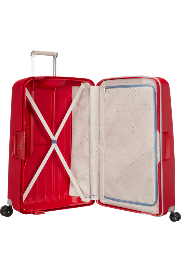 Samsonite S'Cure Spinner 81cm Crimson Red