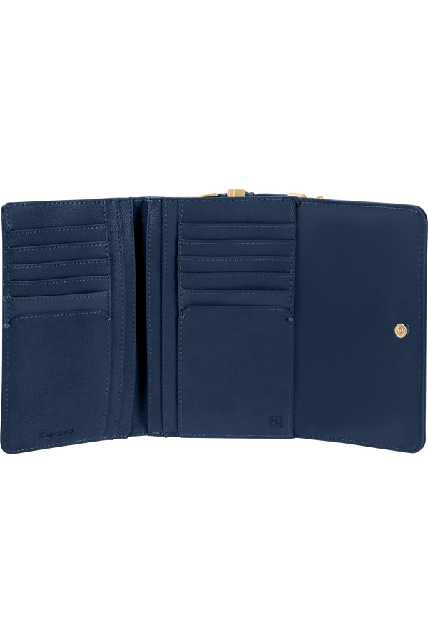 Samsonite Karissa Slg Wallet 12CC+ZIP EXT M  Dark Navy Samsonite Karissa Slg Wallet 12CC+ZIP EXT M  Dark Navy