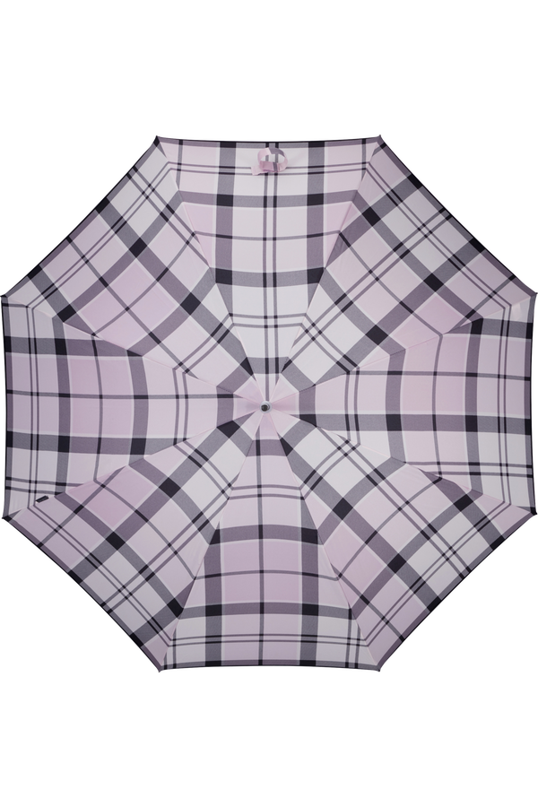 Samsonite Alu Drop S Sticky Lady Auto Open  Lavender Check Samsonite Alu Drop S Sticky Lady Auto Open  Lavender Check