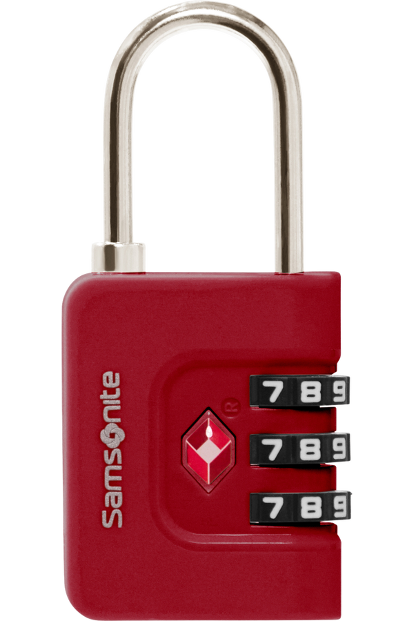 Samsonite Ta Revolution Combilock 3 dial TSA  Red
