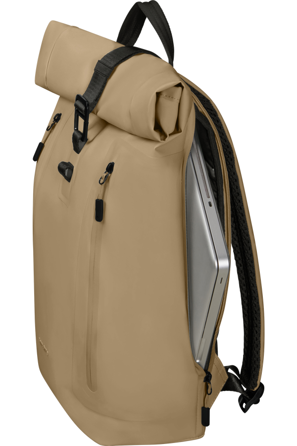 Samsonite Coatify Biz Rolltop Backpack 15.6'  Sand