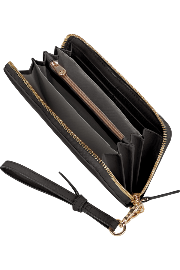 Samsonite My Samsonite Slg L Zip Around L  Black Samsonite My Samsonite Slg L Zip Around L  Black