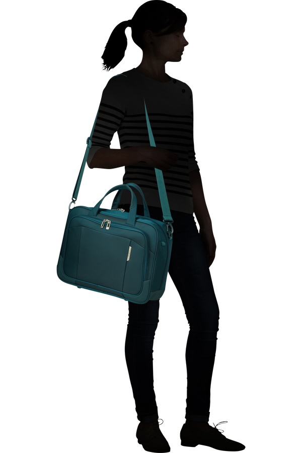 Samsonite Respark LAPTOP SHOULDER BAG  Petrol Blue