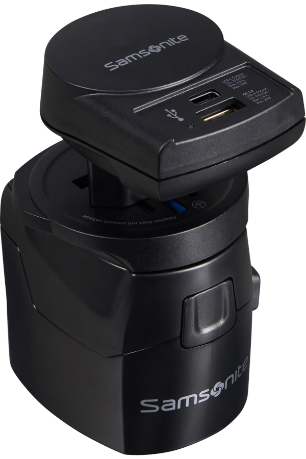 Ta Revolution World Adaptor Pro 3-polig + USB &ndash; Reseadapter