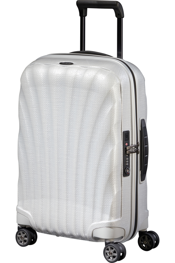 Samsonite C-Lite Spinner Expandable 55cm  Off white