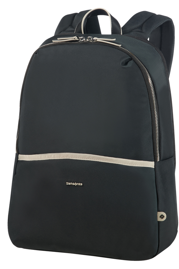 Samsonite Nefti Laptop Backpack 35,8cm/14.1inch Black/Sand Samsonite Nefti Laptop Backpack 35,8cm/14.1inch Black/Sand