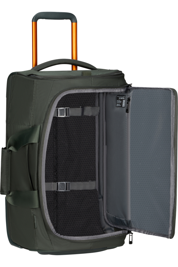 Samsonite Respark Duffle with wheels 55cm  Forest Green/Orange