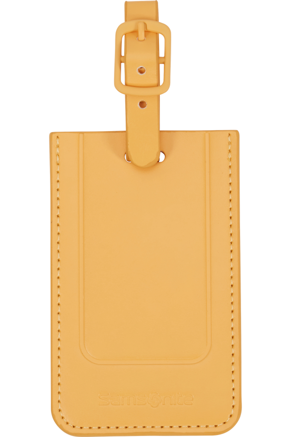 Samsonite Ta Revolution Rectangle Luggage Tag x2  Yellow