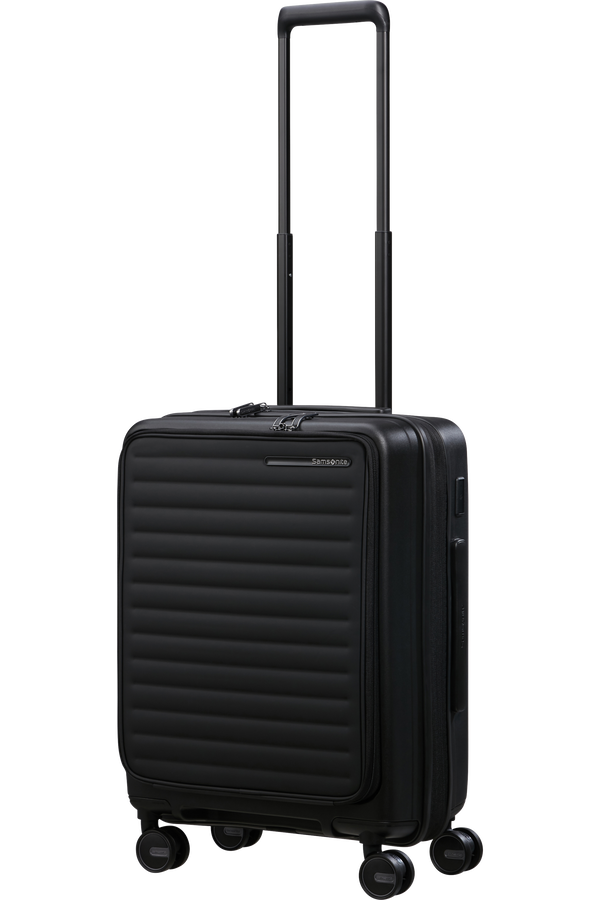 Samsonite Restackd Spinner Expandable Easy Access 55cm  Black