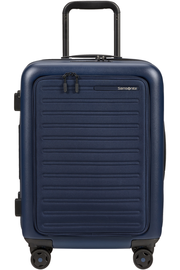Samsonite Stackd Spinner Expandable Easy Access 55cm  Navy