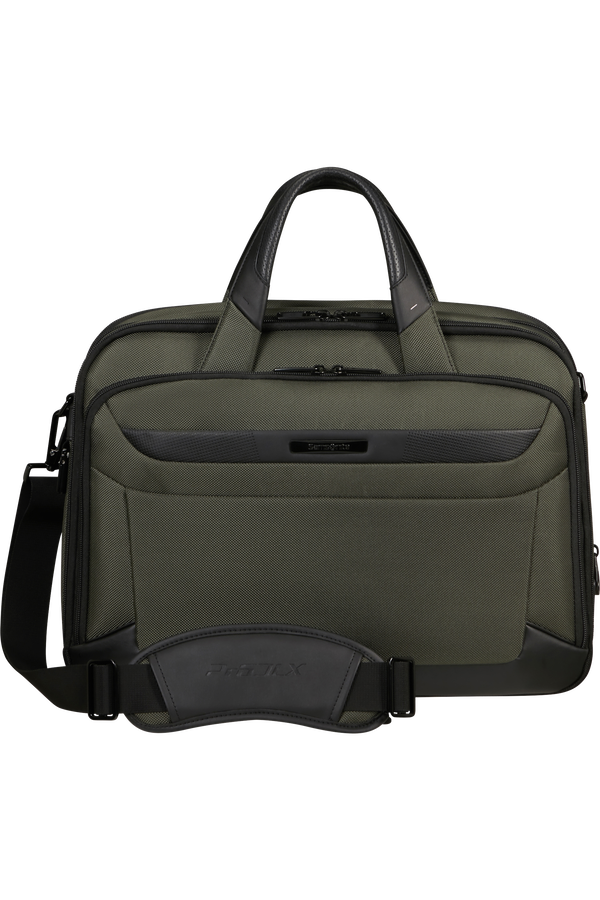 Samsonite Pro-Dlx 6 Bailhandle Expandable 15.6'  Green