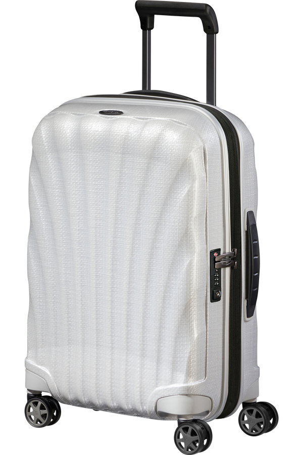 Samsonite C-Lite Spinner Expandable 55cm  Off white