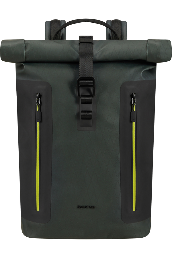 Samsonite Coatify Biz Rolltop Backpack 15.6'  Dark Teal/Lime