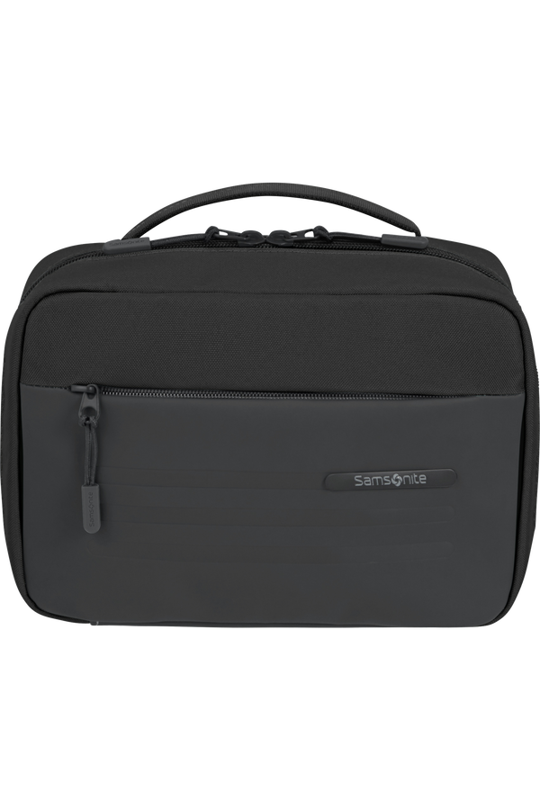 Samsonite Stackd Toilet Kit Hannging Toilet Kit  Black