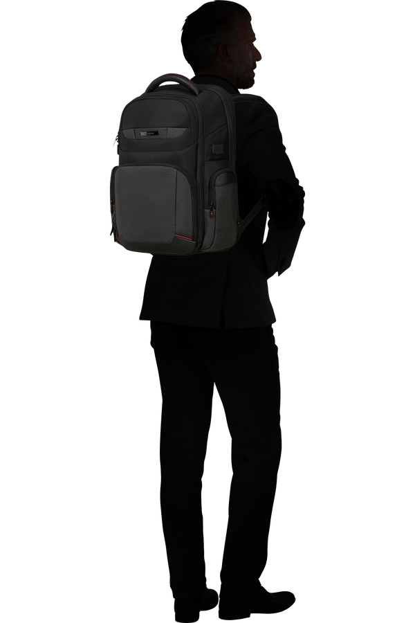 Samsonite Pro-DLX 6 Backpack 3 Volume Expandable 15.6'  Charcoal/Red