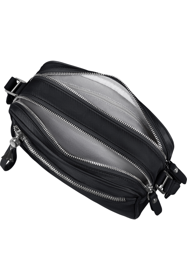 Samsonite Karissa Evo Shoulder Bag 2 Comp  Black Samsonite Karissa Evo Shoulder Bag 2 Comp  Black