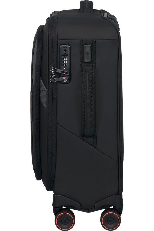 Samsonite Glazed Spinner Expandable 55cm  Black