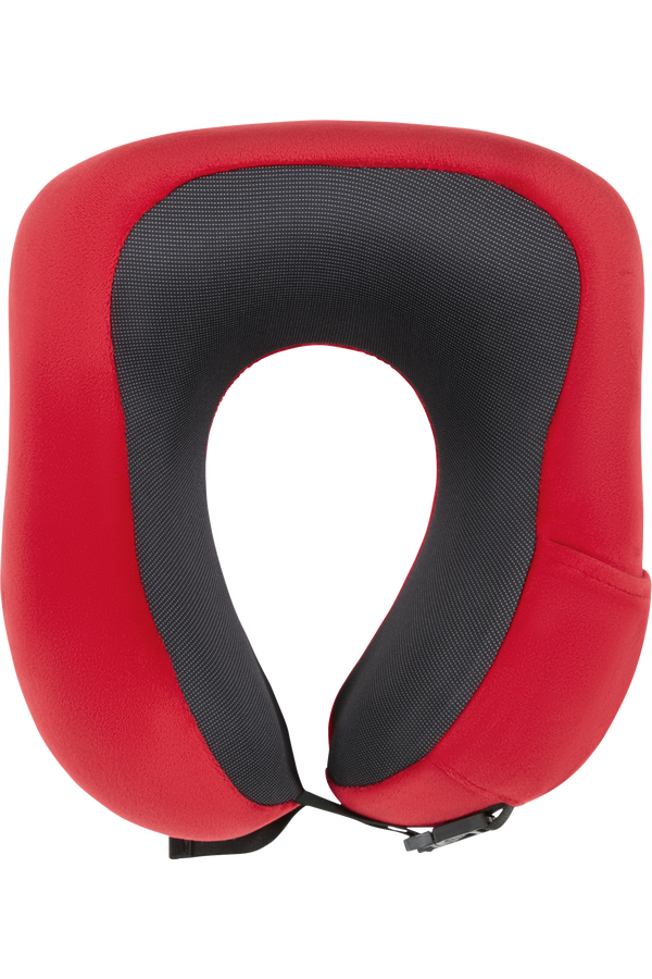 Samsonite Ta Revolution Ergonomic Memory Foam Pillow  Red
