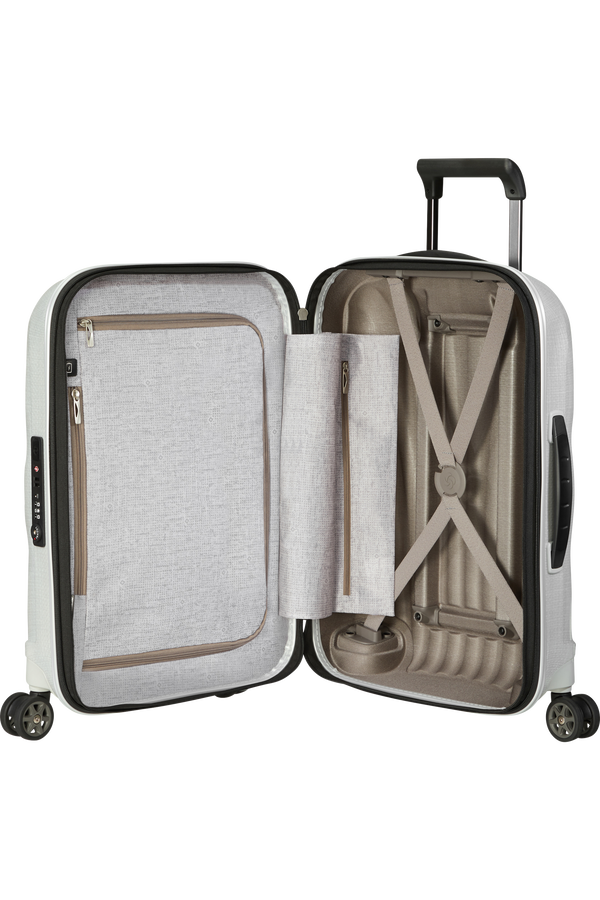 Samsonite C-Lite Spinner Expandable 55cm  Off white