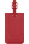 Samsonite Ta Revolution Rectangle Luggage Tag x2  Red