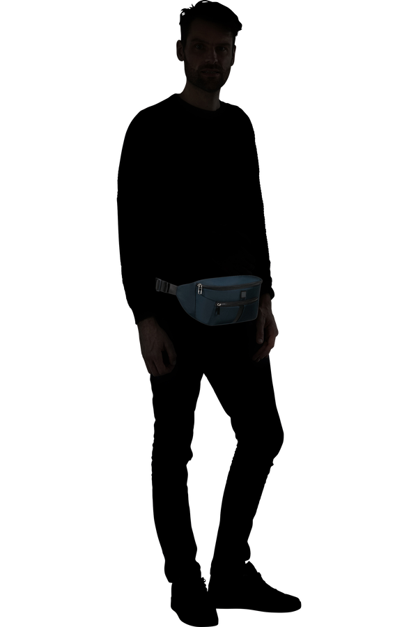 Samsonite Sacksquare Waist Bag  Blue Samsonite Sacksquare Waist Bag  Blue