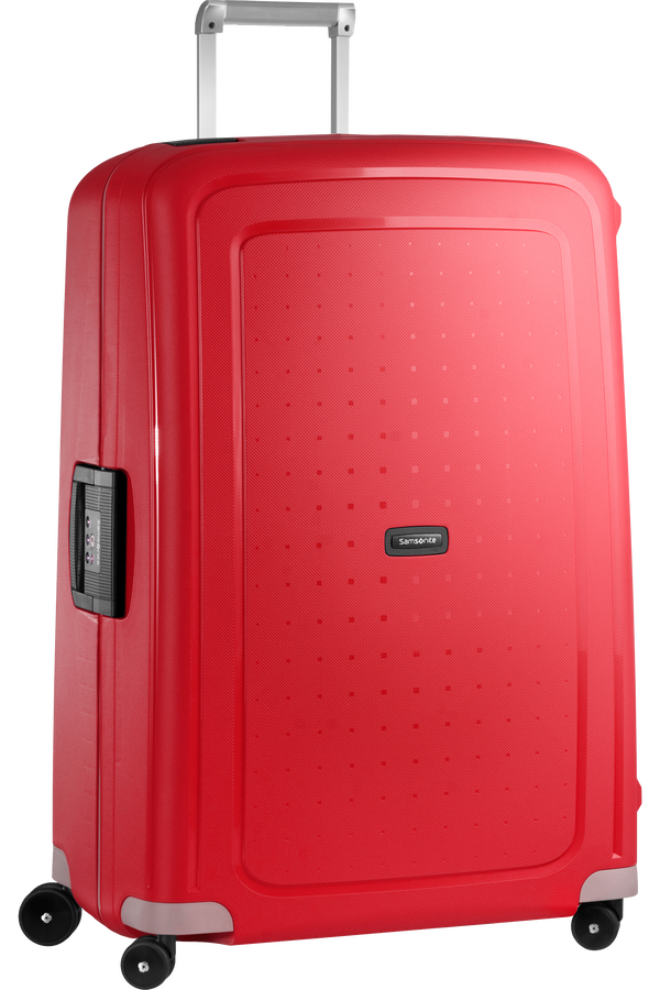 Samsonite S'Cure Spinner 81cm  Crimson Red/Black