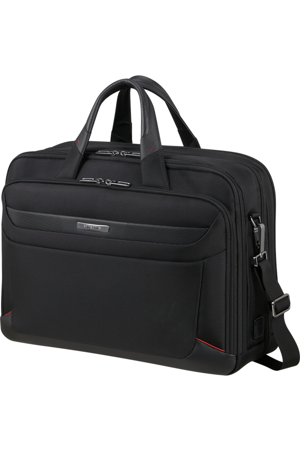 Samsonite Pro-Dlx 6 Bailhandle Expandable 17.3'  Black