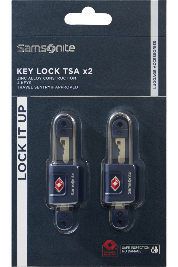 Samsonite Ta Revolution Key Lock TSA x2  Midnight Blue Samsonite Ta Revolution Key Lock TSA x2  Midnight Blue