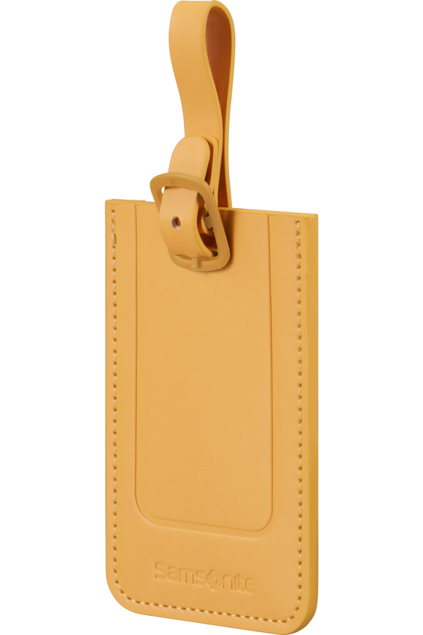 Samsonite Ta Revolution Rectangle Luggage Tag x2  Yellow