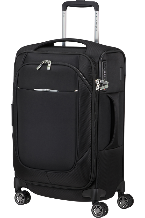 Samsonite Re-Lite Spinner Expandable Lenght 35cm 55cm  Black Samsonite Re-Lite Spinner Expandable Lenght 35cm 55cm  Black