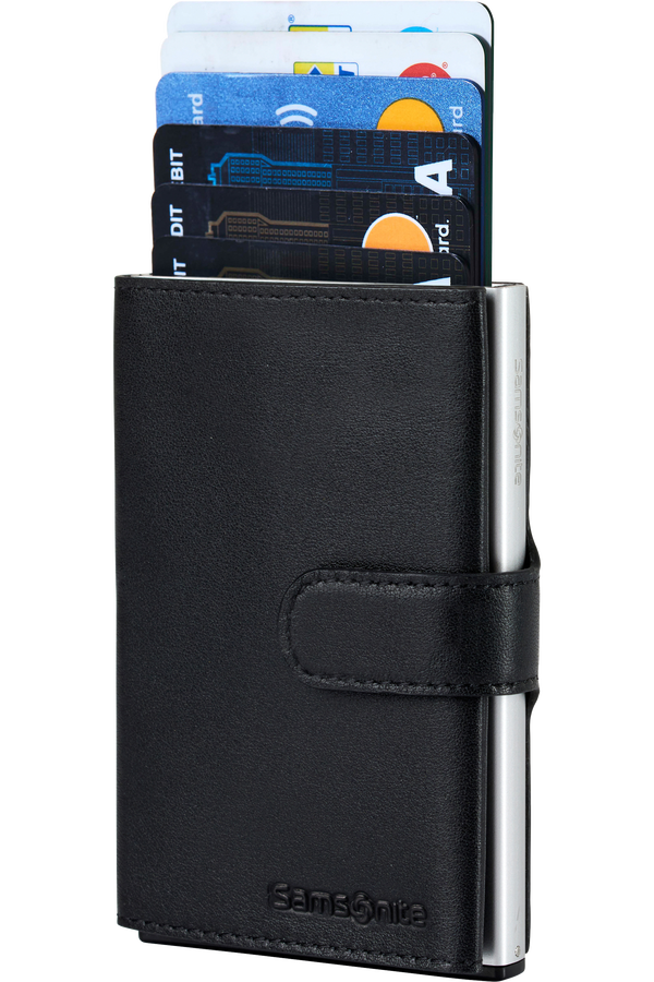 Samsonite Alu Fit 202 - Slide-up Wallet  Black Samsonite Alu Fit 202 - Slide-up Wallet  Black