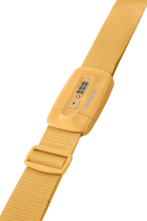 Samsonite Ta Revolution Luggage Strap/TSA Lock  Yellow