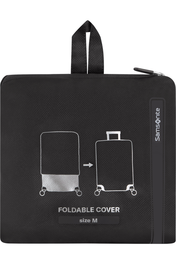 Samsonite Ta Revolution Foldable Luggage Cover M  Black